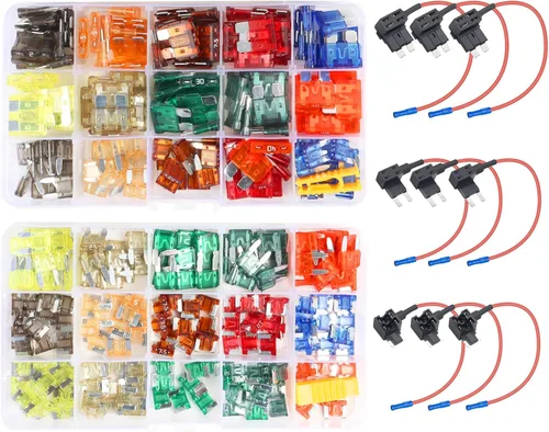 Miniatura 5 de MulWark Juego de 351 fusibles estándar surtidos para auto, camión, cuchilla, 5A, 7.5A, 10A, 15A, 20A, 25A, 30A-ATC/APR/ATO+ATM, kit surtido