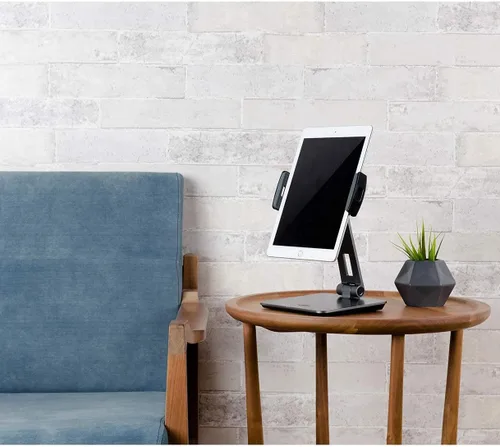 Miniatura 5 de KABCON Soporte para Tableta, Soporte para Tableta de Aleación de Aluminio con Tensión Ajustable para Escritorio, Base de Soportes para Tabletas