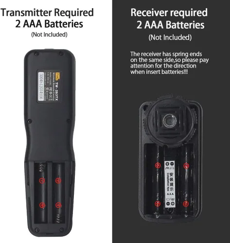 Miniatura 8 de Liberación de obturador remoto compatible con Panasonic, PIXEL TW-283 L1 con control remoto inalámbrico, cable de liberación de obturador compatible