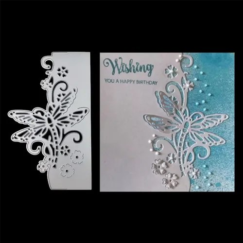 Miniatura 52 de Troqueles de álbum de recortes para hacer tarjetas, troqueles de corte de metal para Navidad, plantilla de perforación para manualidades de papel