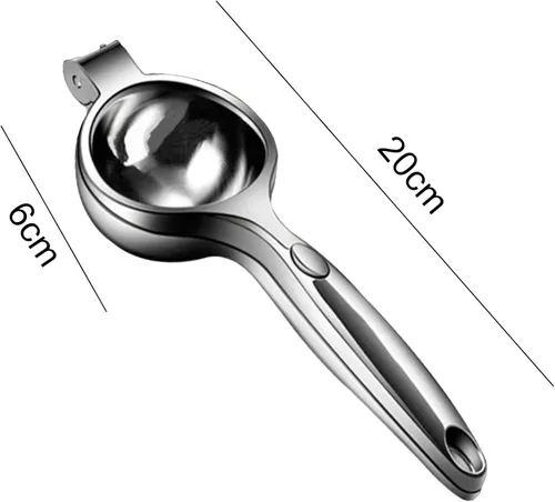 Miniatura 7 de Exprimidor de limón de mano, exprimidor de mano grande y resistente para limón, exprimidor de cítricos de metal, herramienta de barra exprimidora