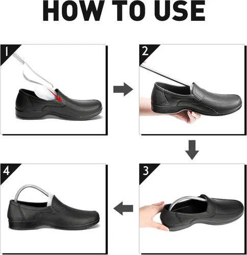 Miniatura 6 de 20 Pairs Spring Shoe Tree Shoe Stretcher Shoe Shape Plastic 33 cm 13 Inches Shoe Trees Sneaker Support for Men US 5-13