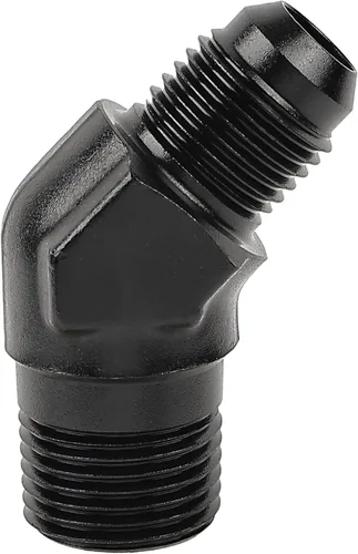 Miniatura 40 de EVIL ENERGY Adaptador de ajuste de 6AN a 3/8" NPT macho de 90 grados, aluminio