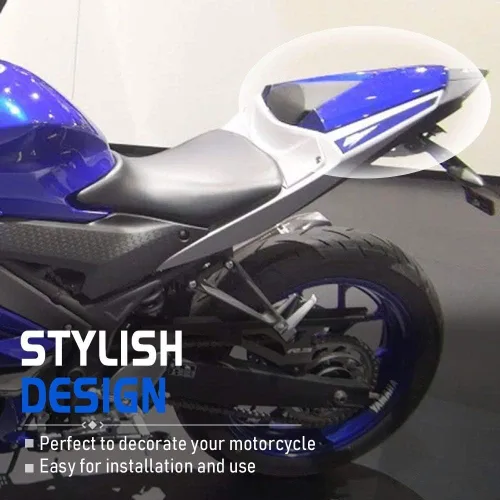 Miniatura 3 de Cubierta de asiento trasero de motocicleta para YZR-R3 2015-2024 YZF-R25 2013-2020 MT-03 2016-2020, cubierta de carenado para pasajero, color negro