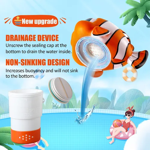 Miniatura 3 de Flotador de cloro para piscina, dispensador de cloro flotante para piscina, se ajusta a tabletas de 1 y 3 pulgadas y soporte de bromo para piscinas