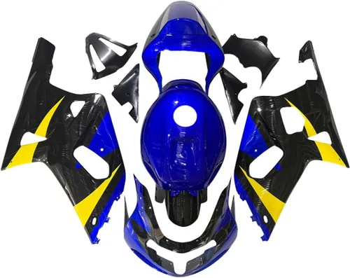 Miniatura 40 de Kit de carenado de inyección azul, negro y blanco para Suzuki GSXR600 GSX750 2006 2007 GSXR 600 GSX-R750 06 07 ABS Carenado de plástico completo