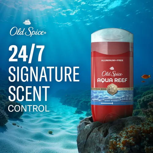 Miniatura 3 de Old Spice Desodorante sin aluminio para hombres, protección contra olores 24/7, frescura 24/7 y aroma duradero, se aplica limpio, 3.0 oz