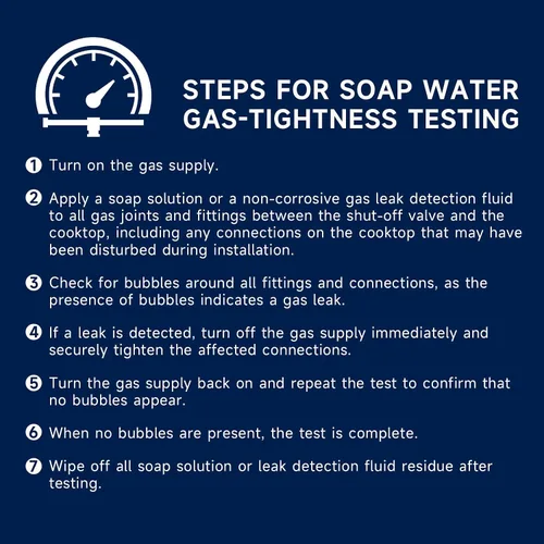 Miniatura 8 de Placa de cocina de gas de 12 pulgadas, estufa de gas de 2 quemadores, instalación integrada o de encimera, vidrio templado negro, convertible a