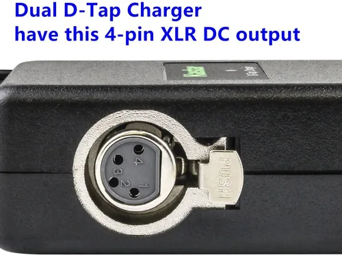 Miniatura 6 de Kastar Paquete de 2 baterías de montaje en V BP-Y150W y cargador doble D-Tap compatible con monitor de pantalla táctil inalámbrico Vaxis Storm 058