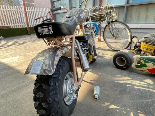 Miniatura 2 de Escape mejorado con silenciador para Coleman Powersports CT200U BT200X CT200u-ex, 212cc 196cc/6.5HP Go Kart y mini bicicleta de gas