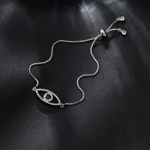 Miniatura 24 de Evil Eye Bracelets Hamsa Bracelet - 18K Gold Plated Adjustable Eye of Protection Bracelet Silver Evil Eye Amulet ojo Bracelet Gold Evil Eye Jewelry