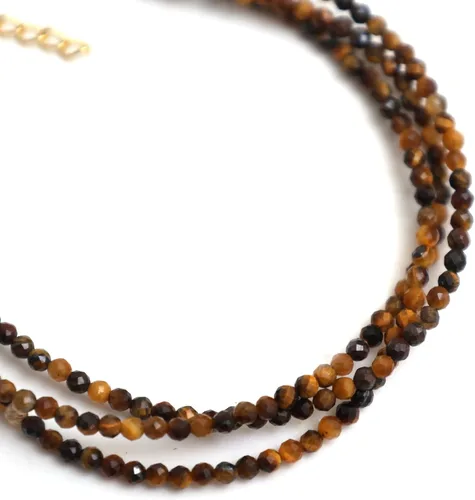 Miniatura 62 de Gempires Natural Multi Strand Beaded Bracelets Lightweight Handmade Gemstone Jewelry Hypoallergenic 8 Inch Gold Plated Stylish Everyday Wear Jewelry