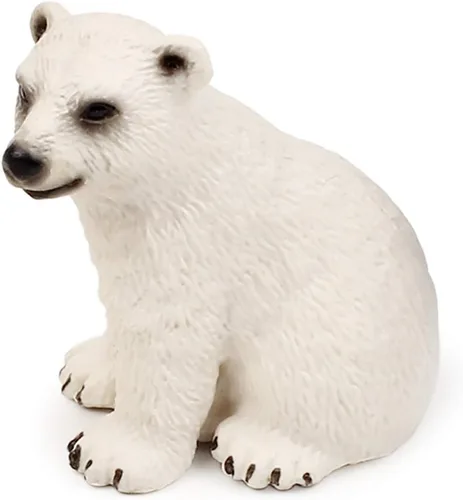 Miniatura 6 de Set de figuras de juguete de animales polares UANDME, incluye figuras de familia de osos polares y familia de pingüinos emperadores