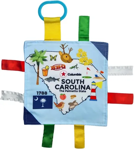 Miniatura 29 de Baby Jack & Co - Cochecito de juguete para bebés de 8 x 8 pulgadas, juguete para bebés, juguetes arrugados para desarrollar cinco sentidos, aprende
