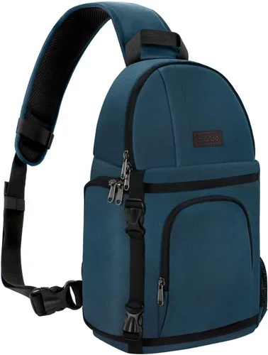 Miniatura 7 de MOSISO Bolsa para cámara DSLR/SLR/SLR/sin espejo, mochila para cámara fotográfica a prueba de golpes con soporte para trípode e inserciones Beige