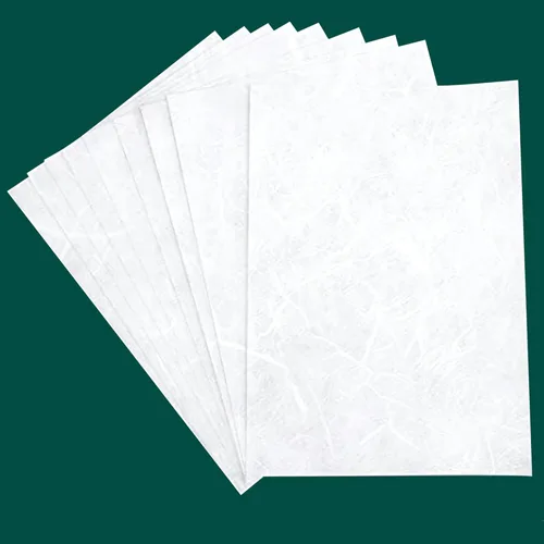 Miniatura 2 de Hojas de papel de arroz imprimibles I Papel de decoupage para impresora de inyección de tinta y láser I Suministros de artesanía I 8.5x11, 30-35GSM