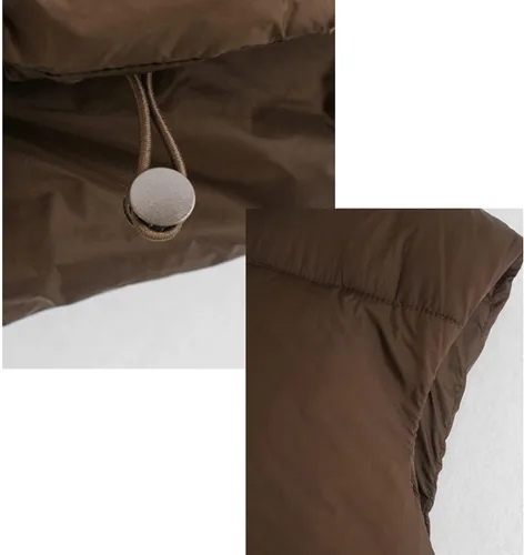 Miniatura 8 de Chaleco acolchado para mujer ligero sin mangas cálido para exteriores acolchado chaleco acolchado