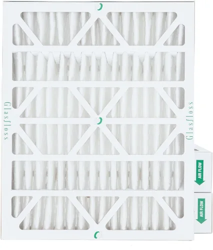 Miniatura 8 de Glasfloss Filtros de aire plisados MERV 10 (FPR 5-6) de 15 x 20 x 1 pulgadas, caja de 6. tamaño real: 14-1/2 x 19-1/2 x 7/8