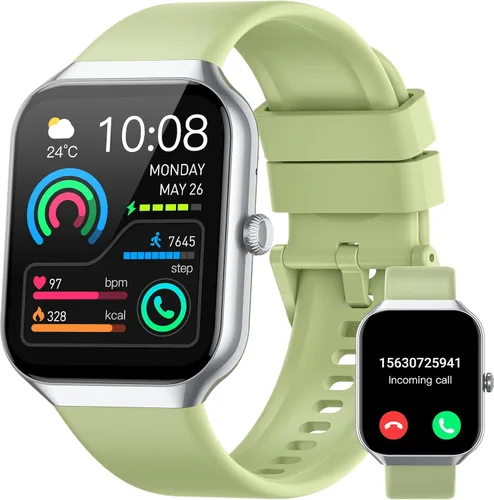 Miniatura 12 de Smart Watch (Answer/Make Calls), 1.96"HD Smartwatch for Women Men, 2025 Activity Tracker with Heart Rate Monitor, Sleep Trackers, Pedometer, IP68