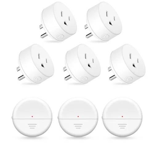 Miniatura 11 de NineLeaf Interruptor de salida remoto inalámbrico, interruptor de lámpara remoto, interruptor decorativo de enchufe de luz de encendido y apagado