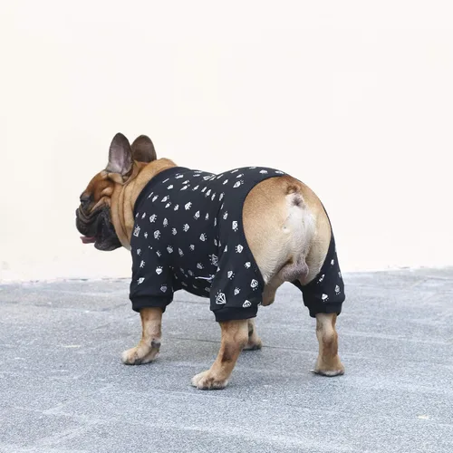 Miniatura 3 de iChoue - Pijamas y monos para mascotas, traje de cuerpo entero para perros medianos y grandes como para Corgi, Shiba Inu, Bulldog francés, Pug