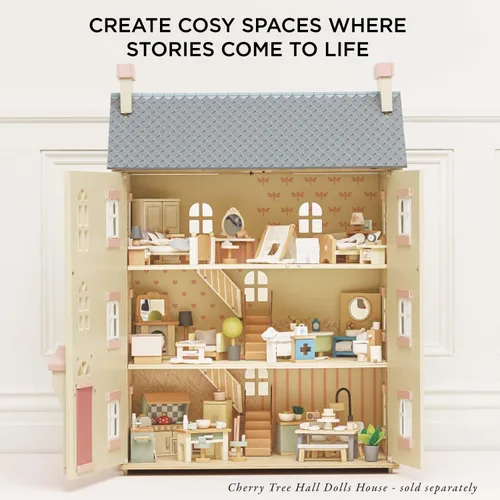 Miniatura 6 de Le Toy Van Dollhouse - Muebles para muñecas y Accesorios, Baño Sugar Plum