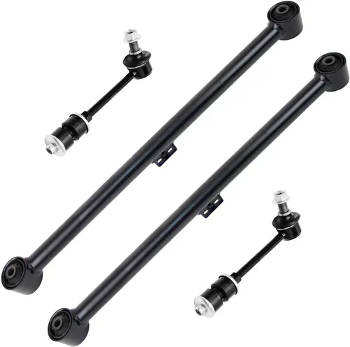 Miniatura 115 de Detroit Axle - Brazos de control superiores traseros para Chrysler 300 Dodge Challenger Charger Magnum, reemplazo del conjunto de brazos de control