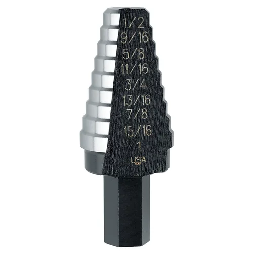 Miniatura 16 de Irwin Tools UniBit broca escalonada de 3/16 in a 1/2 in