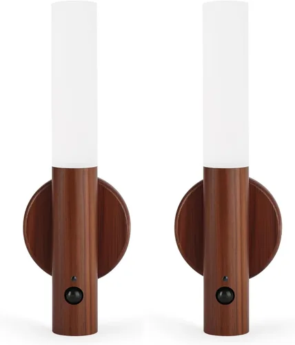 Miniatura 11 de LANDGOO Apliques magnéticos LED de pared, con sensor de movimiento automático, lámpara inalámbrica para montaje en pared, recargable, funciona