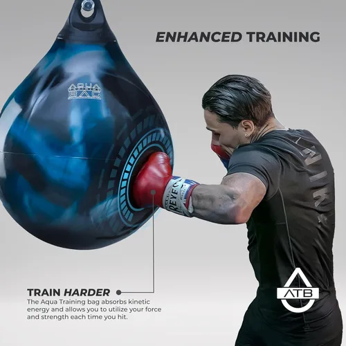 Miniatura 2 de Bolsa de entrenamiento Aqua Training Bag, saco de boxeo pesado de 18" y 120 libras