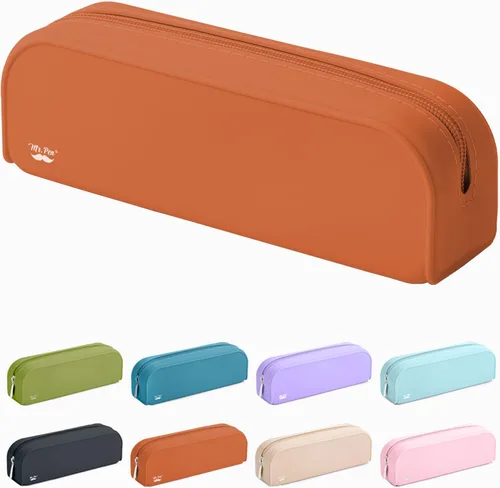 Miniatura 17 de Mr. Pen - Estuche de silicona para lápices, estuche para lápices negro, estuche pequeño para lápices, estuche para lápices estético