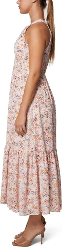 Miniatura 3 de Laundry by Shelli Segal Vestido midi con cuello halter y falda escalonada para mujer