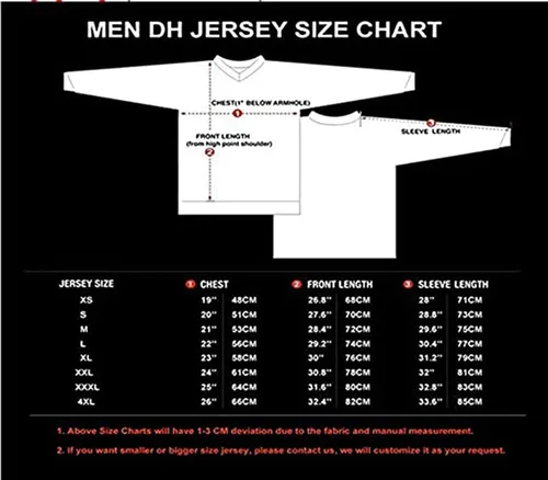 Miniatura 3 de JPOJPO Camiseta de manga larga para hombre para bicicleta de montaña y motocross, transpirable, absorbe la humedad