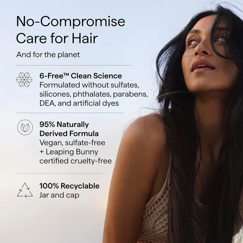 Miniatura 9 de Briogeo ¡No te desesperes, repara! Acondicionador de súper humedad, para cabello seco y dañado, hidratante capilar con aceite de argán, vegano, sin