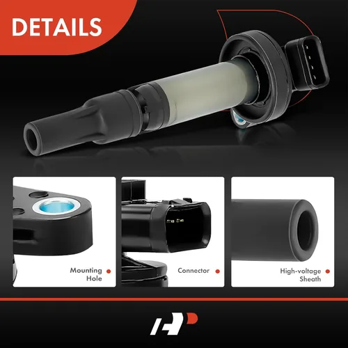 Miniatura 5 de A-Premium Paquete de bobinas de encendido compatibles con Land Rover LR3 Range Rover 2006-2009 y Jaguar XJ8 XJR XKR 2004-2009 - V8 4.2L 4.4L Juego