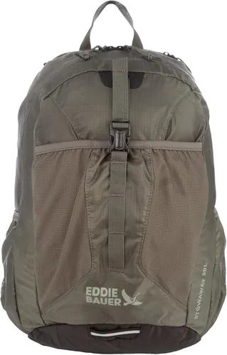 Miniatura 41 de Eddie Bauer Stowaway Mochila Empacable Viaje Exterior Ligera Plegable Duradera Poliéster Ripstop 30L - Cereza Negra