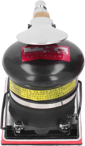 Miniatura 10 de Lijadora orbital neumática Herramienta de lijadora de aire de 1/4 pulgadas 10000RPM Mini máquina pulidora para compuestos de madera Herramienta