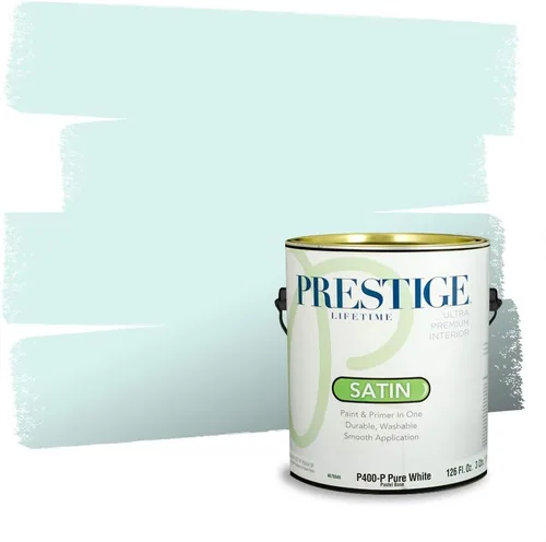 Miniatura 330 de Pintura Exterior + imprimación PRESTIGE, todo-en-uno, 1 galón, acabado mate, color comparable al Valspar* Royal Gray* VS151-Gris real