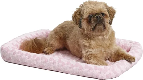 Miniatura 5 de MidWest Homes for Pets - Kit inicial Pink Fashion iCrate, paquete de jaula para perros pequeños de 24 pulgadas, incluye jaula, cama para mascotas, 2