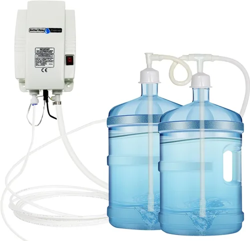 Dispensador de Bomba de Agua Embotellada Sistema de Doble Entrada 110V Bomba Eléctrica de Agua Potable de Gran Flujo 3.8L 5 Galones Dispensador