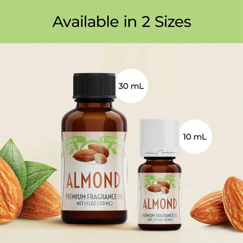 Miniatura 8 de Good Essential – Aceite de fragancia profesional de almendra 10 ml para difusor, velas, jabones, perfume, aromaterapia 0.33 fl oz