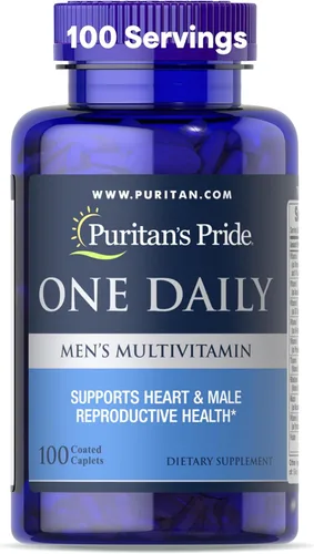 Miniatura 5 de Puritan's Pride One Daily Cápsulas multivitamínicas para hombre, 100 unidades (paquete de 2)