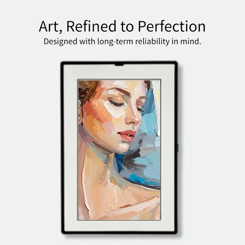 Miniatura 3 de SMARTWIZ+ art - Marco artístico de tinta electrónica diseñado en Japón, pantalla Spectra6 a todo color de 7.3 pulgadas, Wi-Fi, controlado por