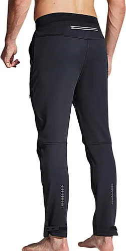 Miniatura 2 de Souke Sports Pantalones de ciclismo de invierno para hombre, a prueba de viento, de forro polar térmico para ciclismo pantalones deportivos