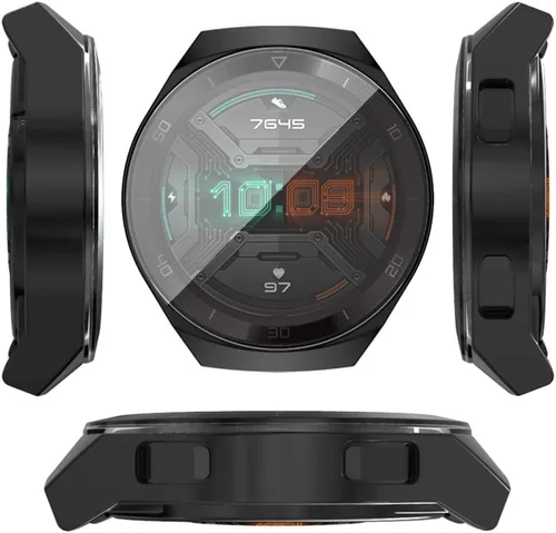 Miniatura 8 de Hemobllo Smart Watch Bumpers - Reloj de pantalla completa compatible con Huawei Watch GT 2e, funda delicada
