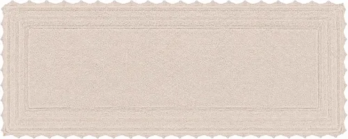 Miniatura 20 de Royal Blaze Tapete de baño de algodón rojo, reversible, pequeño ovalado de 18 x 26 pulgadas, lavable y decorativo