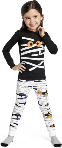 Miniatura 28 de Gymboree Conjunto de pijama unisex de algodón de Navidad de 2 piezas, niño grande, niño pequeño, gimnasio para bebé