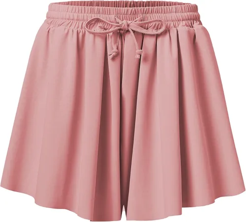 Miniatura 8 de Pantalones cortos fluidos con diseño de mariposa para niñas, pantalones cortos deportivos para niños pequeños y jóvenes con forro 2 en 1