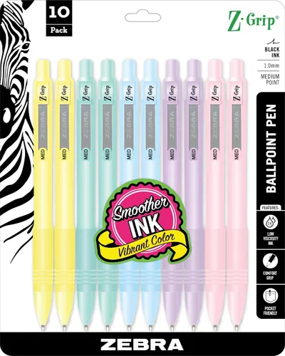 Miniatura 12 de Bolígrafo Zebra Pen Z-Grip retráctil, punta media, 1.0 mm, varios colores - 5