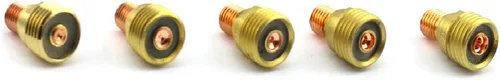 Miniatura 3 de WeldingCity Paquete de 5 unidades de cuerpo de pinza de lente de gas 45V41 (0.020") para soplete de soldadura TIG Serie 9, 20 y 25 en Weldcraft